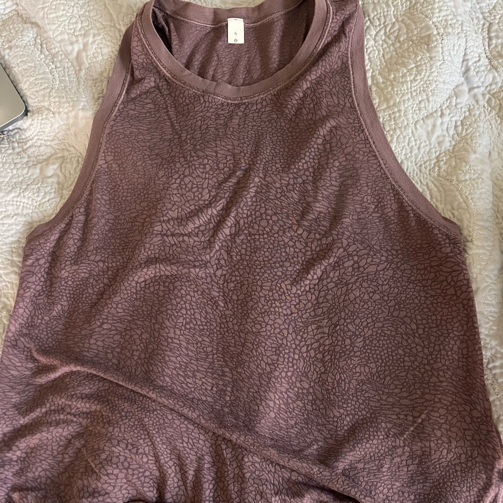 Lululemon Cheetah Sheer Tank
